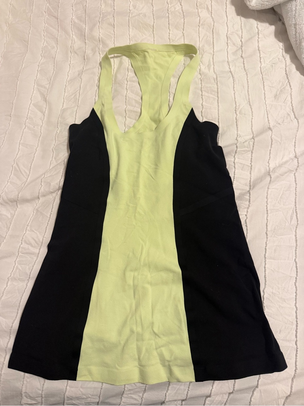Lululemon Vintage Racerback Tank - Yellow & Black